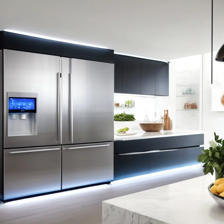 FridgeOro KI Kühlschrank Innenansicht mit Lebensmitteln